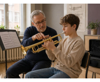 MusicMate Trąbka Bb MM-D80 AurumTrumpet - 1588256 - zdjęcie 15